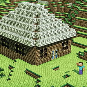 There’s millions in those Minecraft blocks