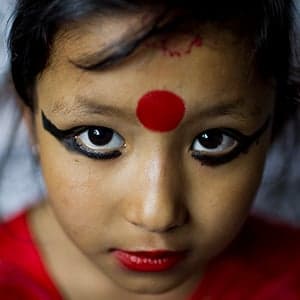 Photo essay: A day in the life of a living goddess