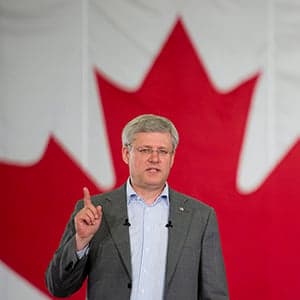 Harper talks up the Conservative grip on immigrant votes