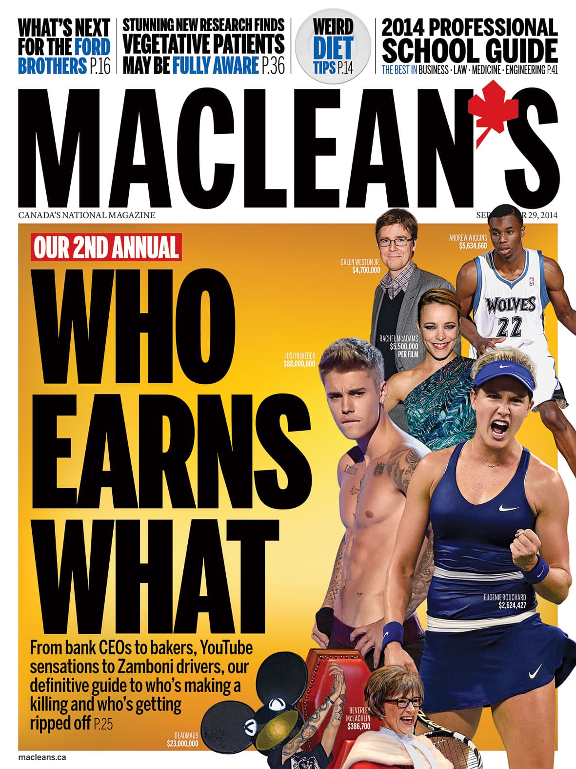 A sneak peek at our Who Earns What issue