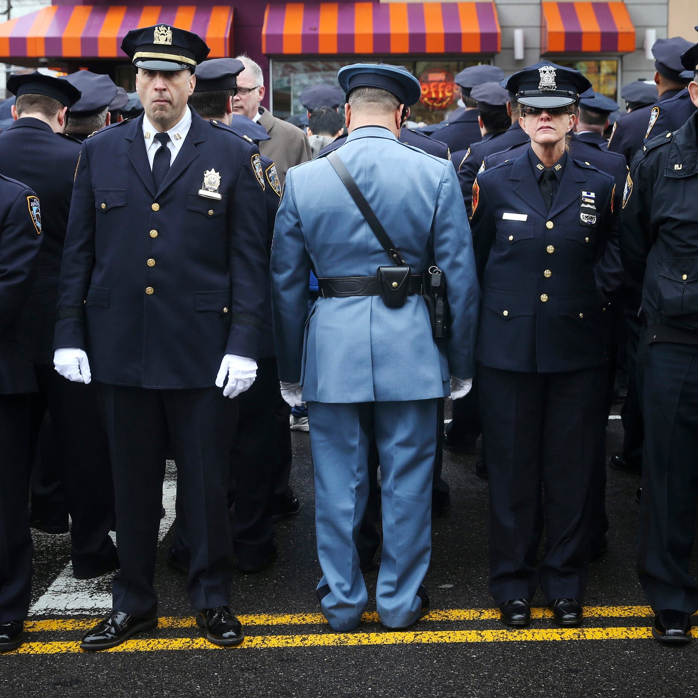 By turning their backs, police are deepening America's tribalism