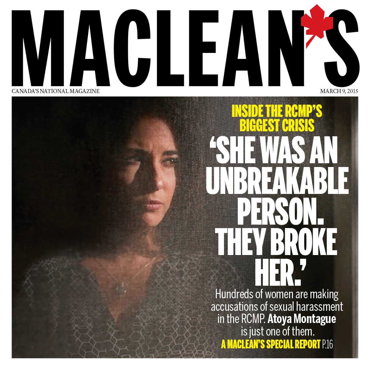 Cover preview: Inside the RCMP's biggest crisis