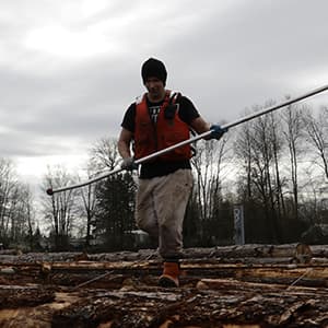 Video: A day in the life of a log driver
