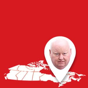 Interactive: Mike Duffy from coast to coast to coast