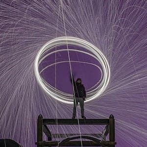 Photo essay: Sparks fly from Winnipeg’s wild wool