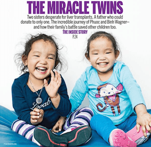 On this week's cover: The miracle twins