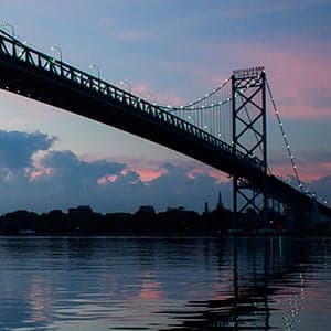 Land of the freeloaders: The battle for a new cross-border bridge