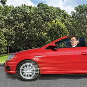 These cars drive themselves! (Minus the 'drive themselves' bit.)
