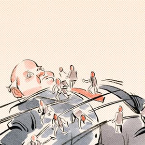 The Mike Duffy trial in comic-strip form