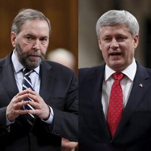 Mulcair's secret meetings with the Tories