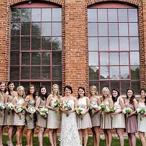 Two is company. Twenty-two is a ... wedding party?