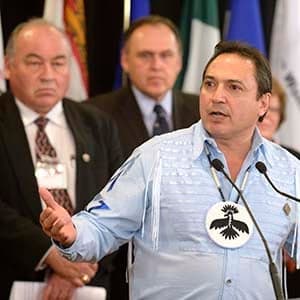 Perry Bellegarde makes his pitch for a developed, respectful Canada