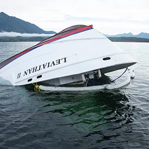Rescuers from Ahousaht tracked single flare to the chaos of the capsize