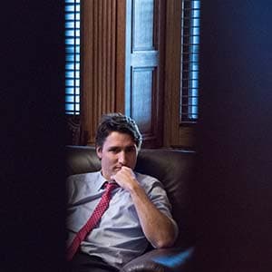 Way up in Justin Trudeau’s Zeppelin