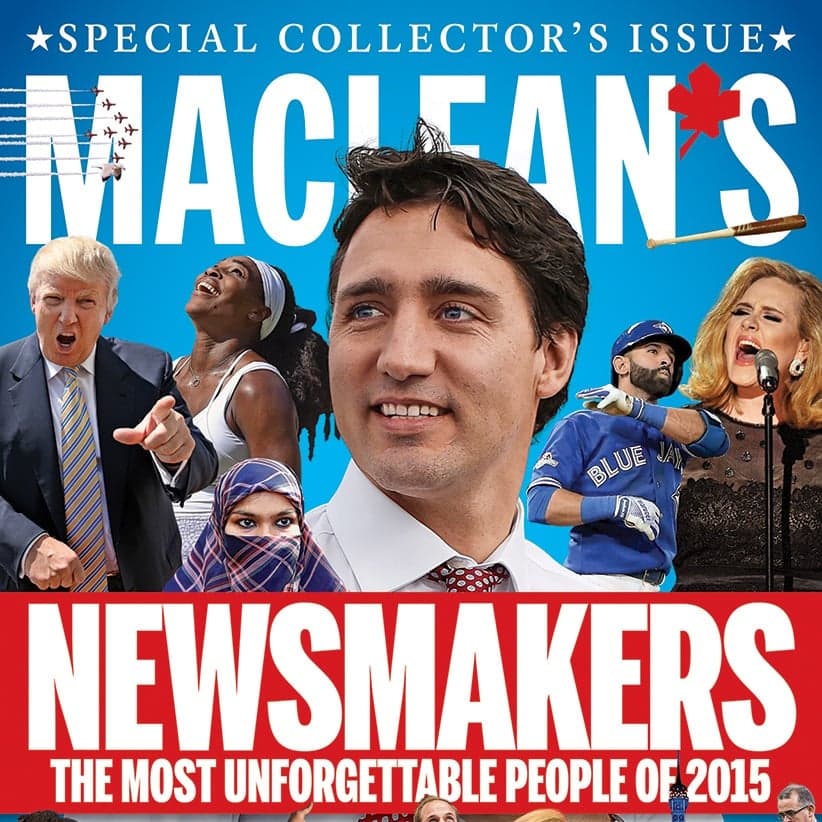 A peek at Maclean's 2015 Newsmakers issue