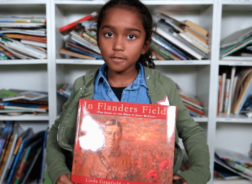 'In Flanders Fields': Canadian children recite our 100-year-old poem