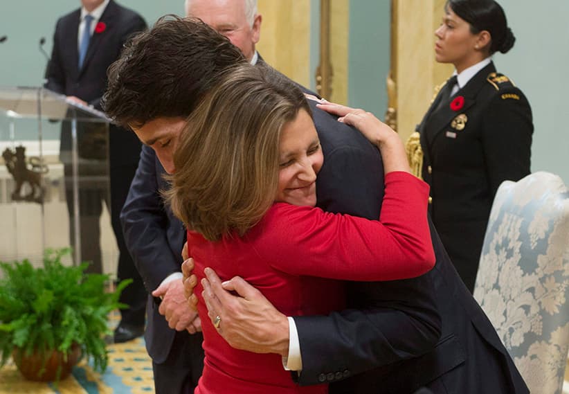 Slow clap for the Justin Trudeau Hug-O-Meter?