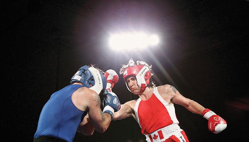 Justin Trudeau in the ring