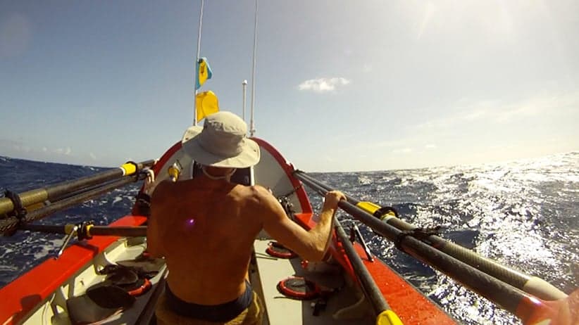 John Beeden’s long and winding row across the Pacific