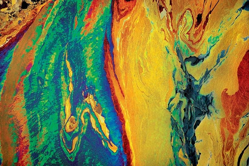 Art of destruction: A polluted canal's Monet moment