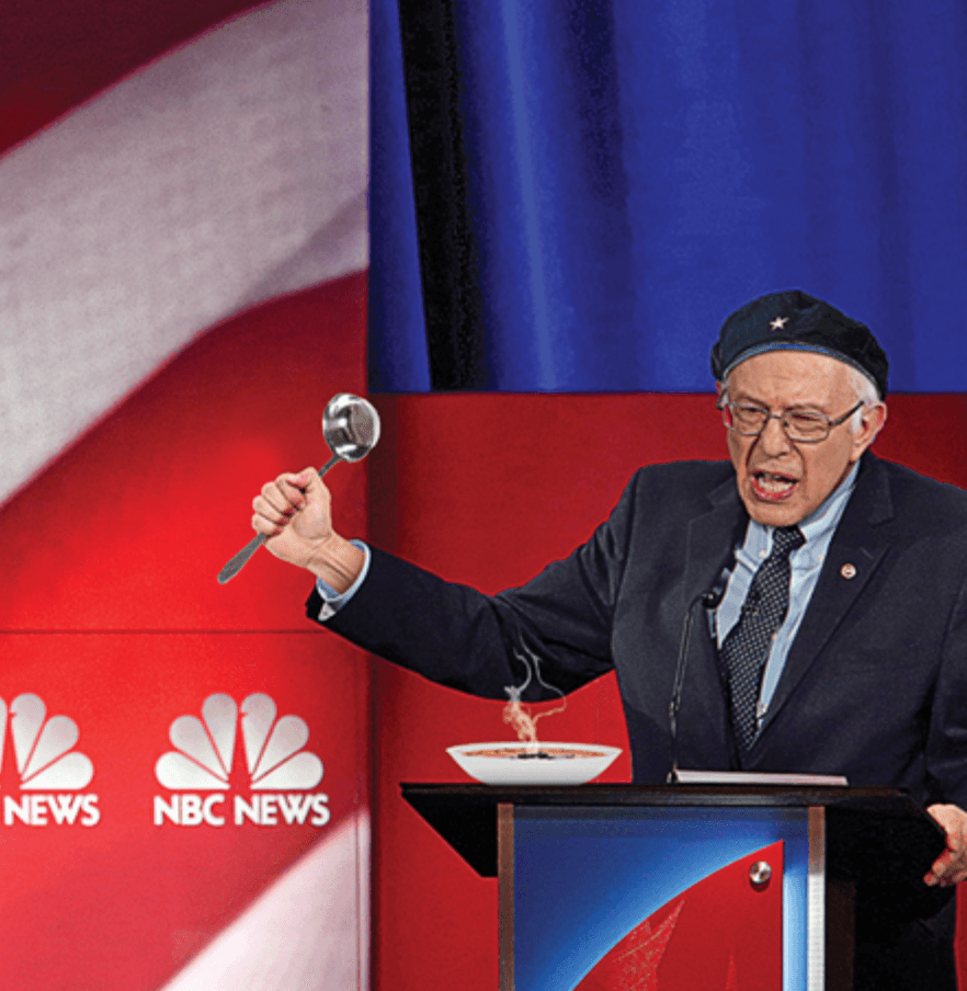 The sound and the fury of Bernie Sanders, America's rageoholic