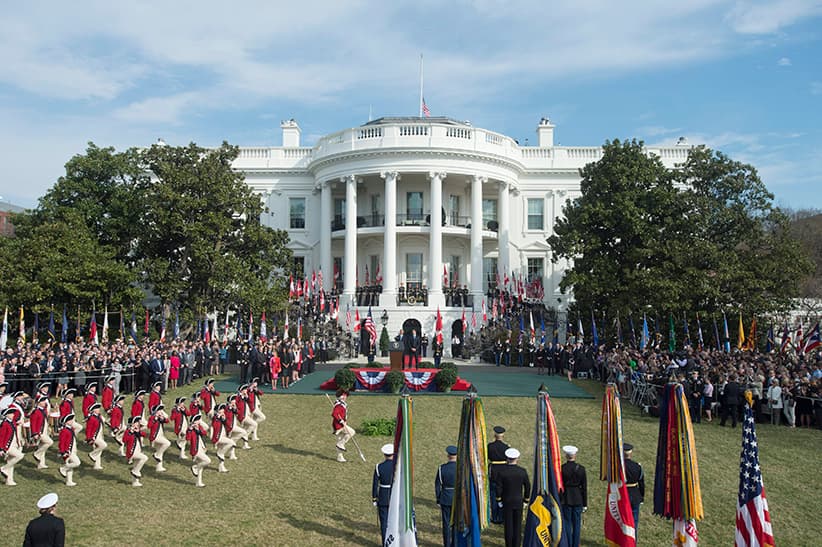Photo gallery: Trudeau arrives at the White House