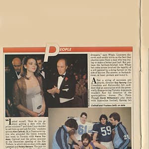 How Kim Cattrall got a date with Pierre Trudeau