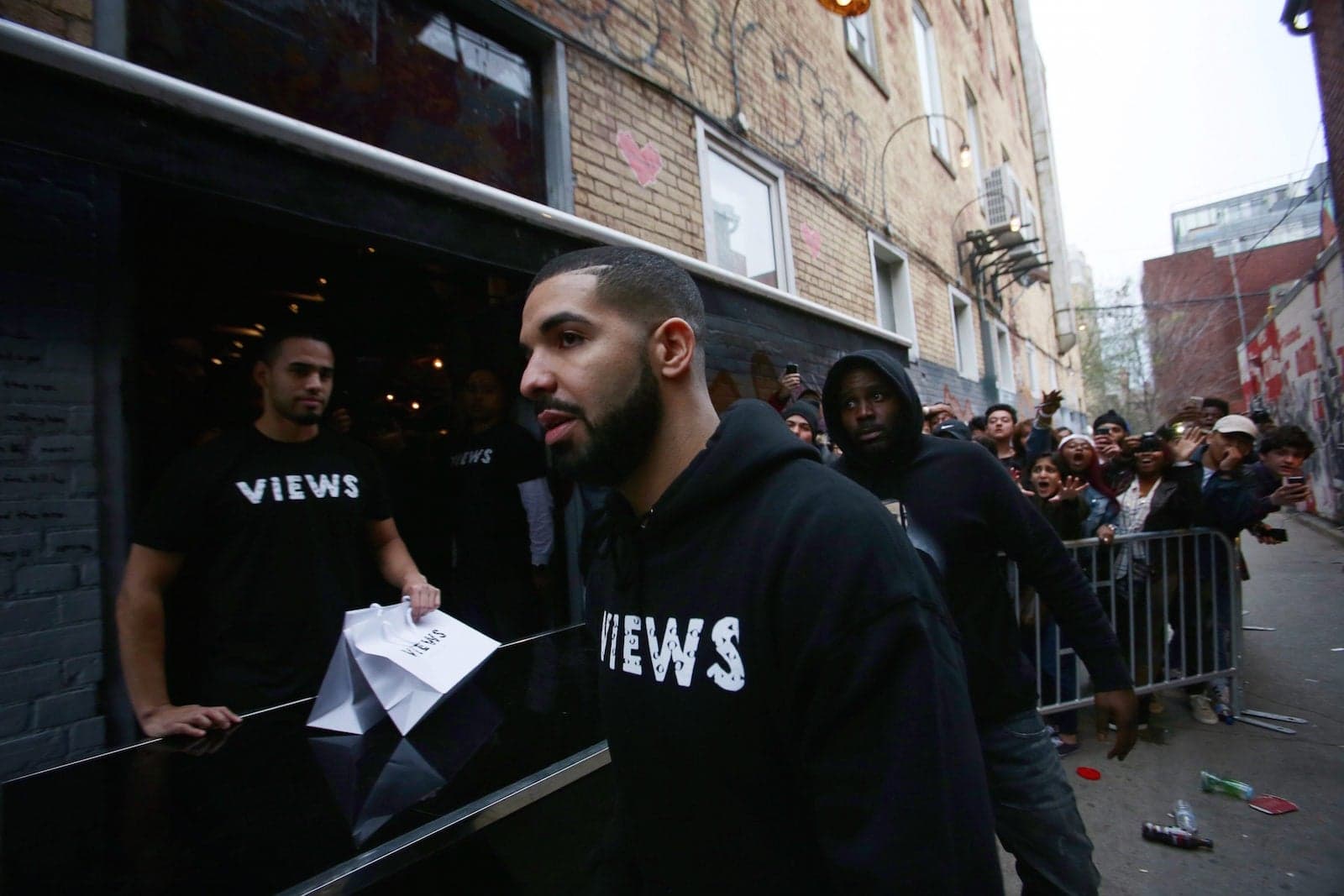 Drake's incomplete views from the Six