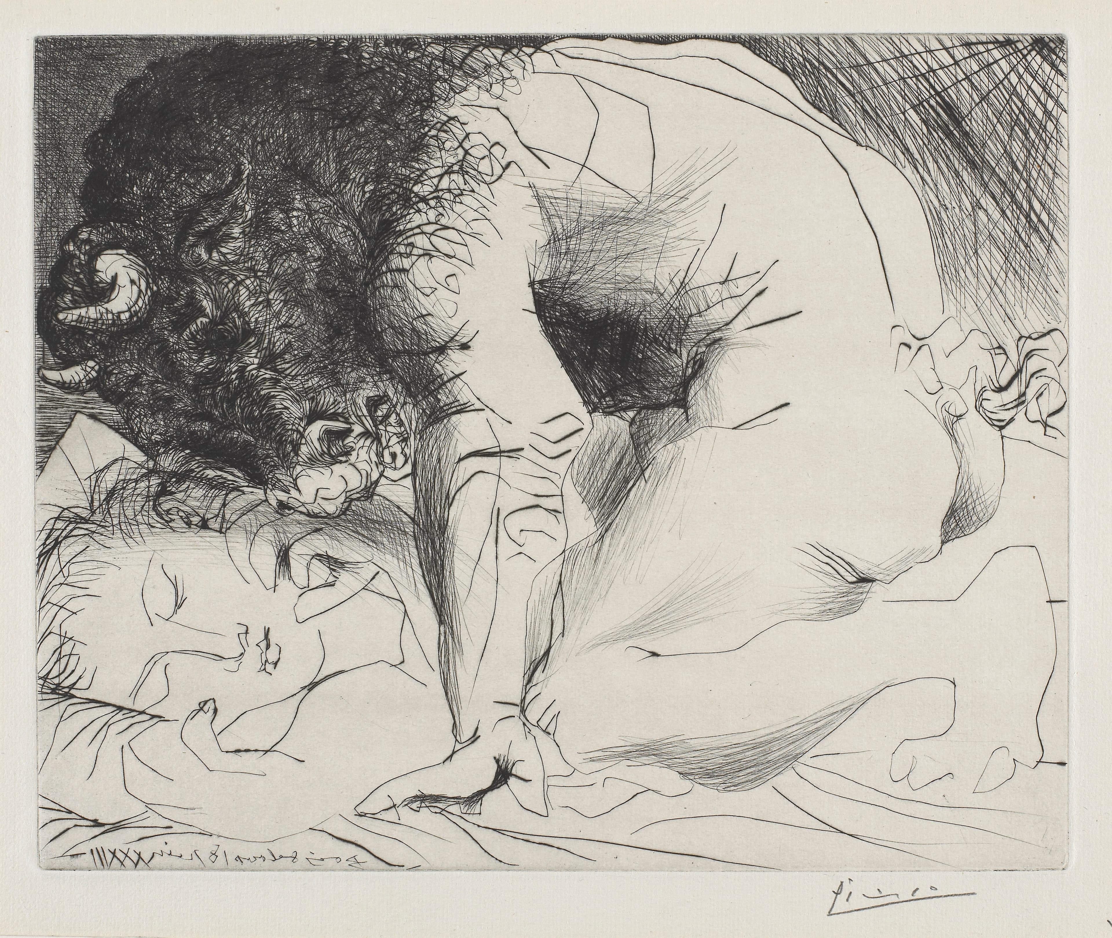 A different side of Picasso, artist and beast
