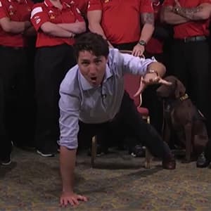 Really, Mr. Trudeau? Push-ups?!