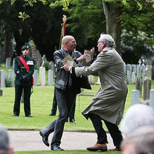 'This is Kevin Vickers. Now he’s tackling our protesters in Ireland'