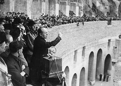‘Mussolini went to war against England, and you’re part of it’
