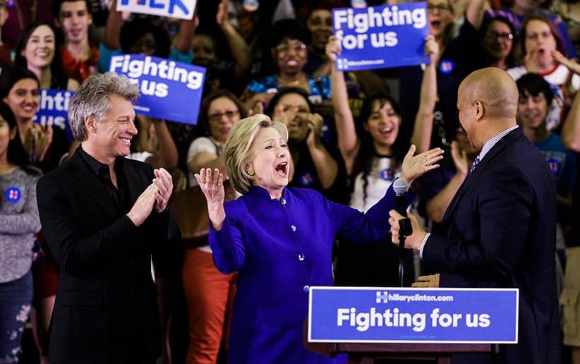 Hillary Clinton limps to the finish line
