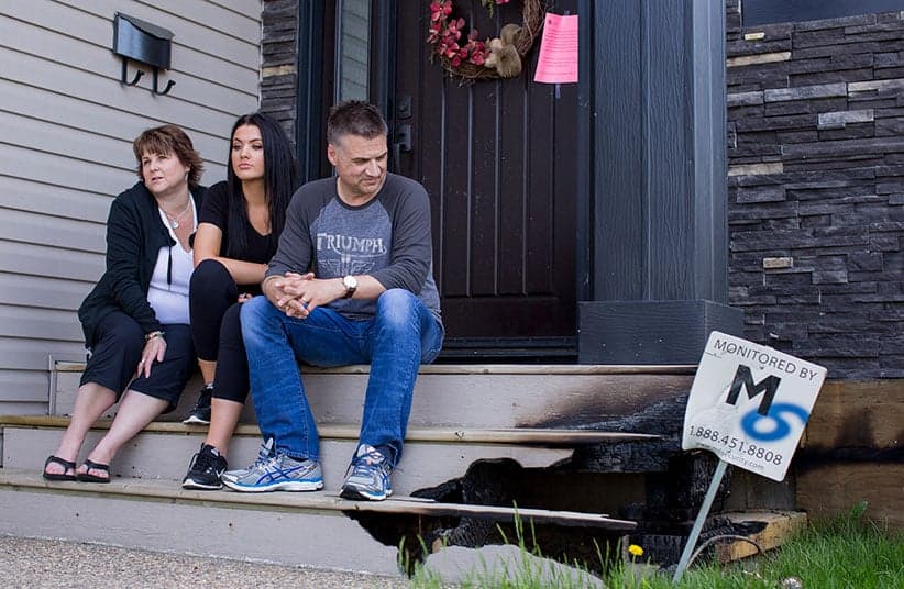 Scarred, but spared: A Fort McMurray family returns home