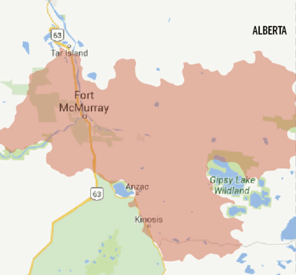 The Fort McMurray fire: How big is it now?