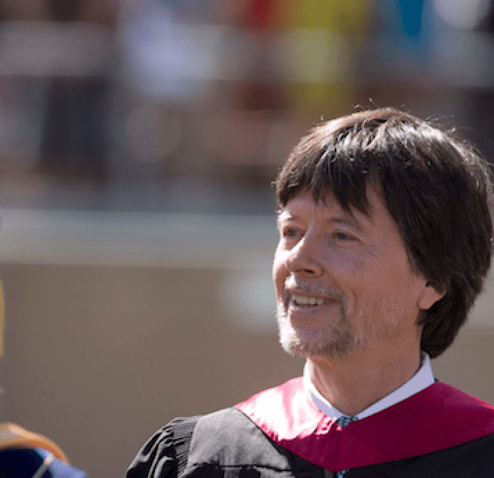 Ken Burns to Class of 2016: 'Be curious, not cool. Feed your soul.'