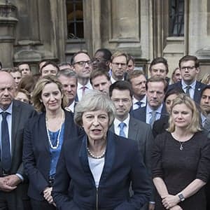 Theresa May: 'This is not the time to turn away from UN'