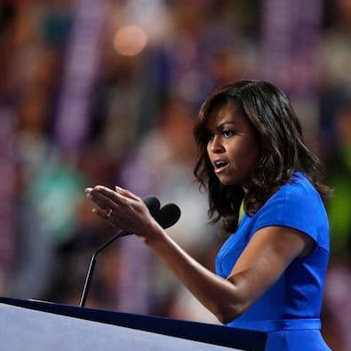 Transcript: Michelle Obama on Hillary Clinton: 'I'm with her.'