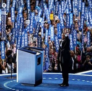 Barack Obama on Hillary Clinton: 'She never, ever quits'