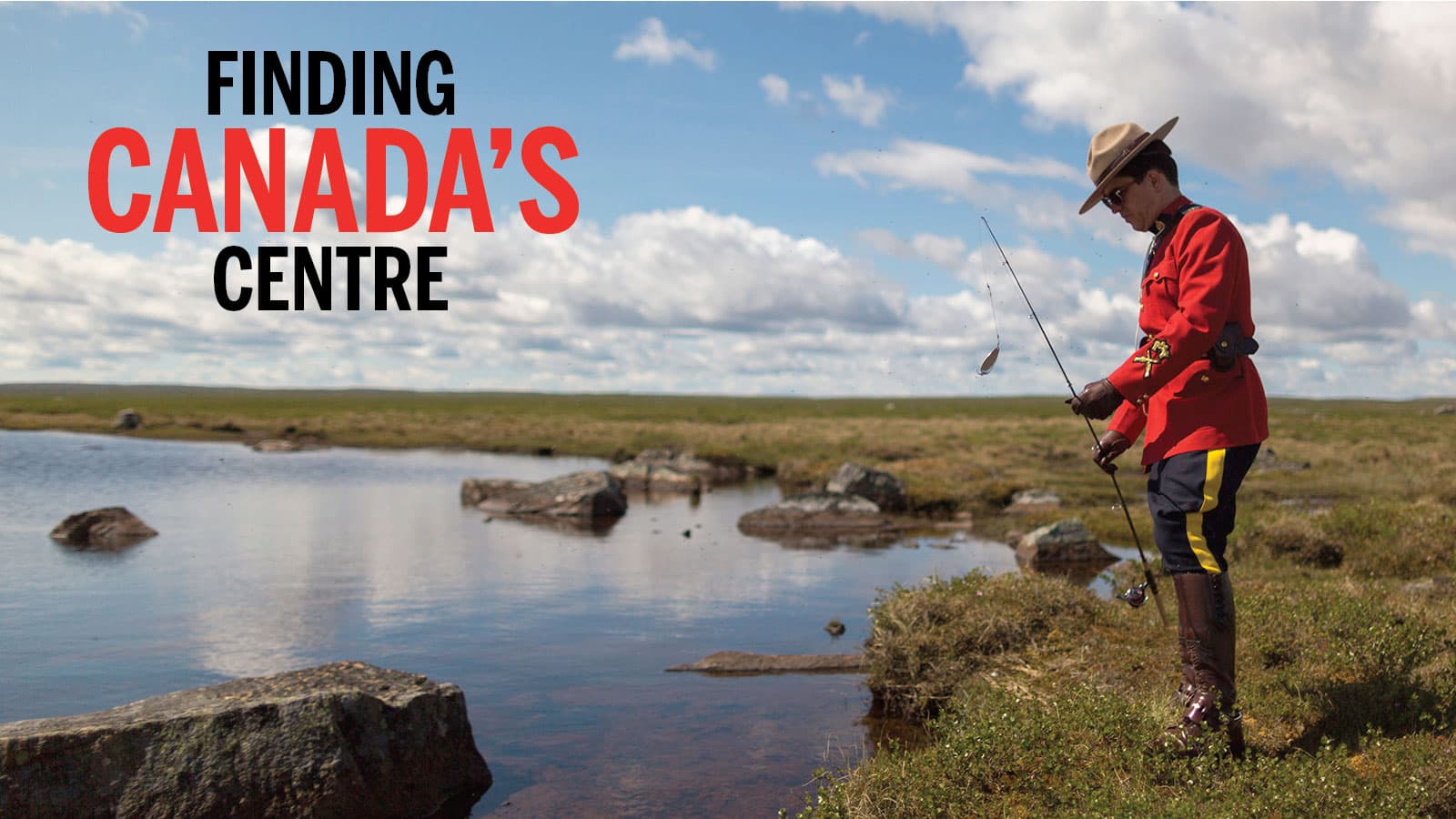 How to find the centre of Canada