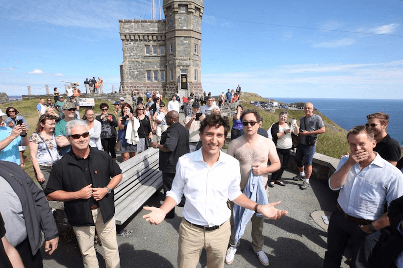 How Mark Critch photobombed the prime minister