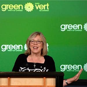 Elizabeth May is here to stay