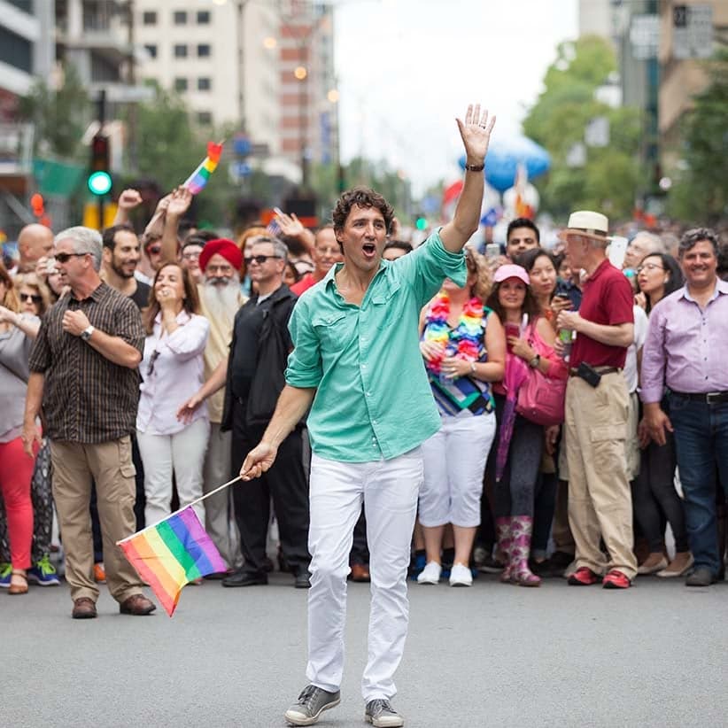 Justin Trudeau on his constant visibility (with captions)