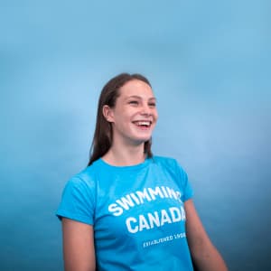 Penny Oleksiak takes the 60-Second Challenge