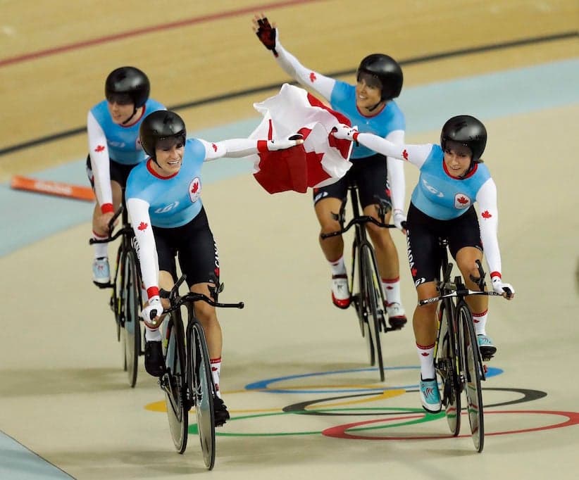 Canadian track cyclists win bronze in Rio Velodrome