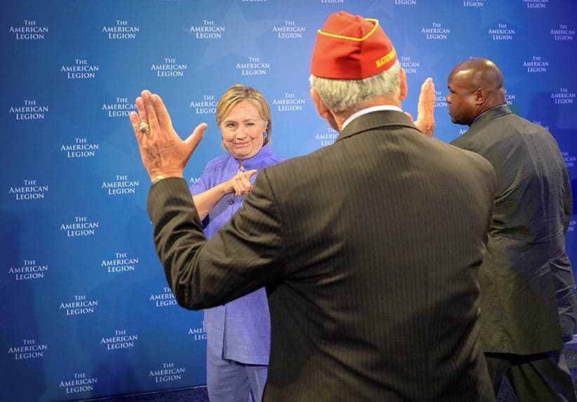 Clinton and Trump force retired military brass to take sides