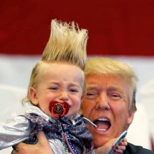 Donald Trump takes on ... the working mom?