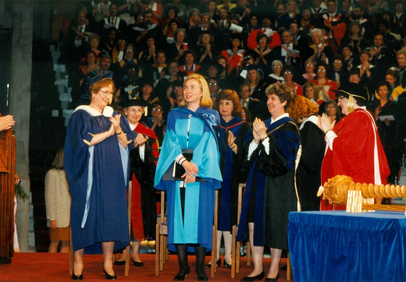 Hillary Clinton at MSVU
