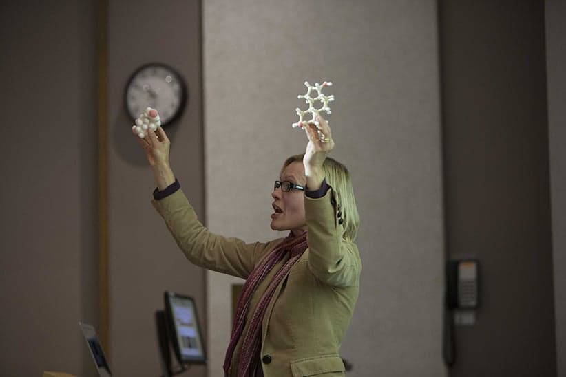 Canadian university professors spend roughly half of their time on teaching