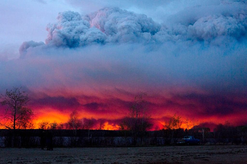 How big was the Fort McMurray fire?